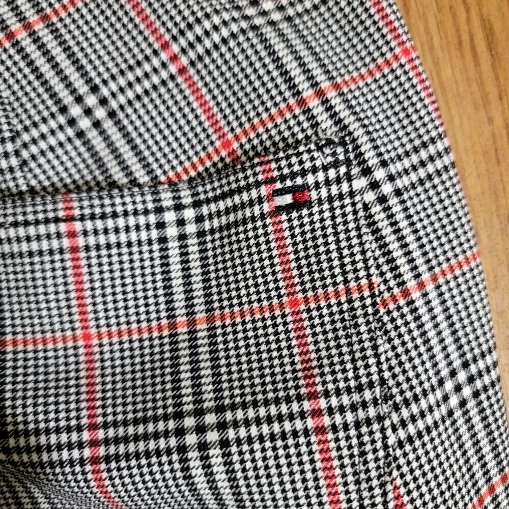 Tommy Hilfiger Plaid Women's Dress Pants Trousers Suit Separates Grey Black 6 - Picture 9 of 9